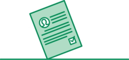 Graphic of a letter