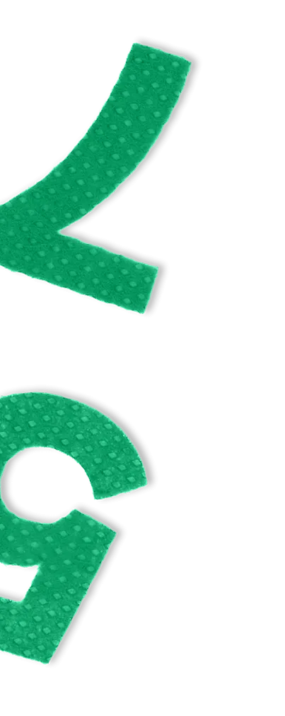 Numbers 7 and 5