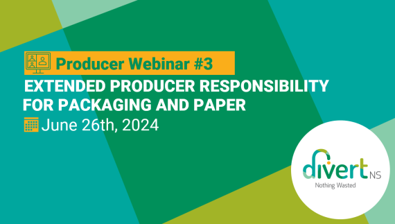 Reads: Producer Webinar #3 and includes Divert NS logo